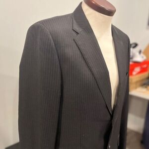 Valentino blazer virgin wool Grey suit